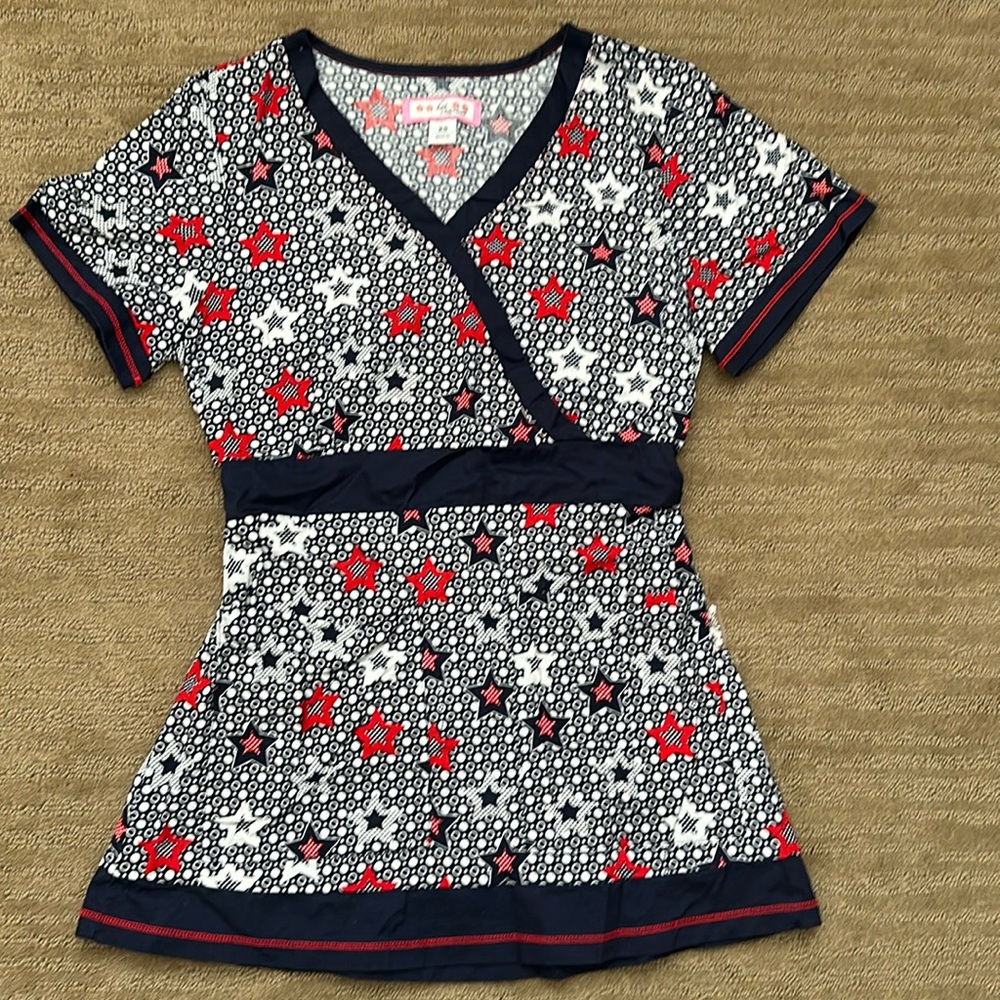 Koi scrub top